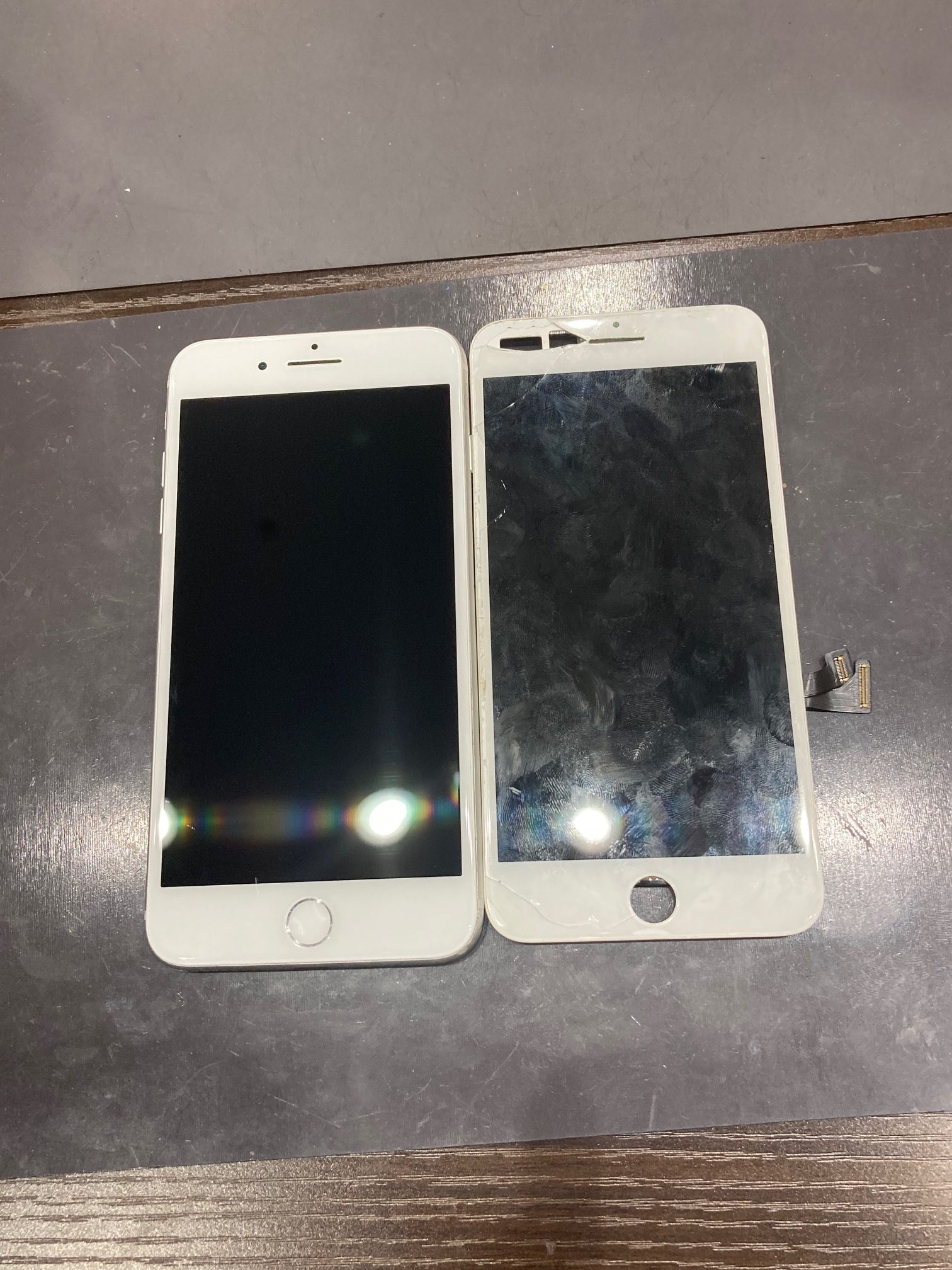 【iPhone８＋】画面割れ修理でご来店くださいました！