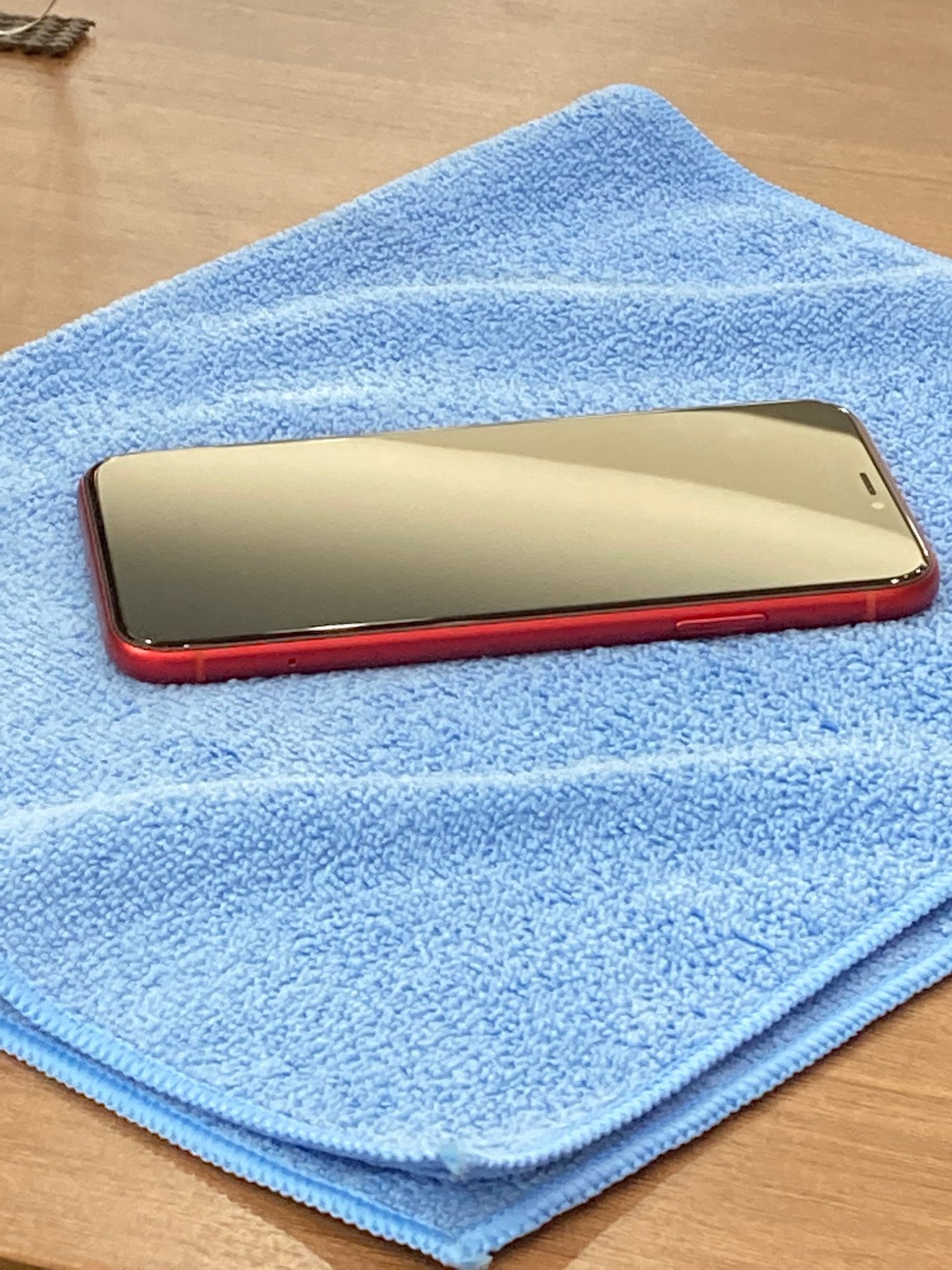 【八幡西区】アイフォンXRのガラスコーティング施工を担当しました！【iPhone XR】