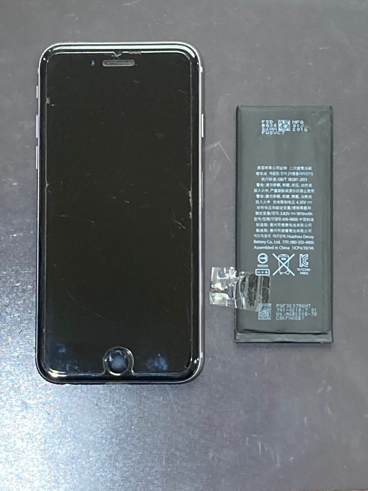 【宮若市】アイフォーン６のバッテリー交換を担当いたしました♪【iPhone6】