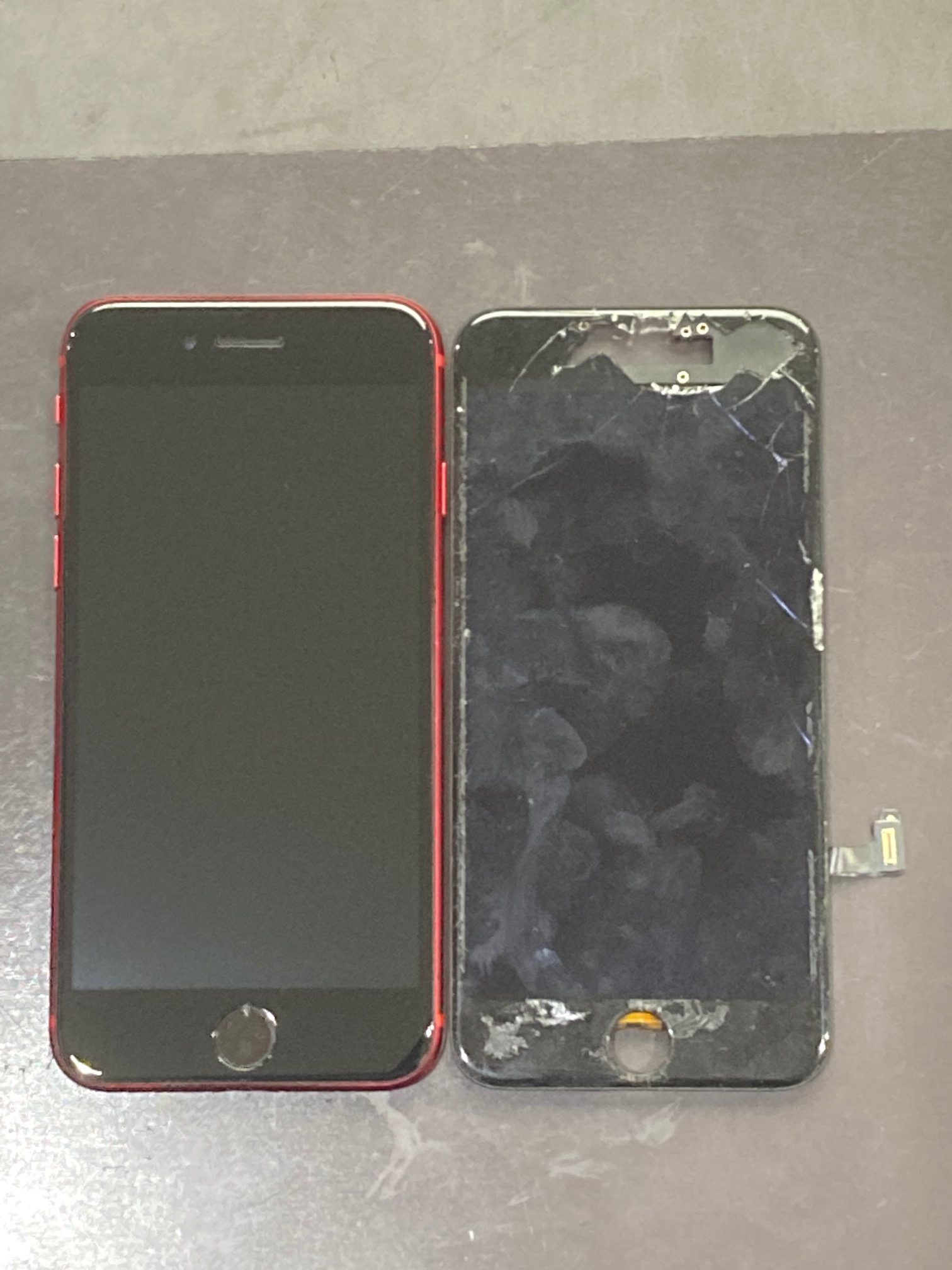 【鞍手郡】アイホンSE（第二世代）の画面割れでご来店くださいました！【iPhone SE2】