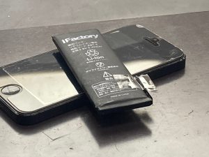 アイホーン５　電池交換【iPhone 5】　大分市