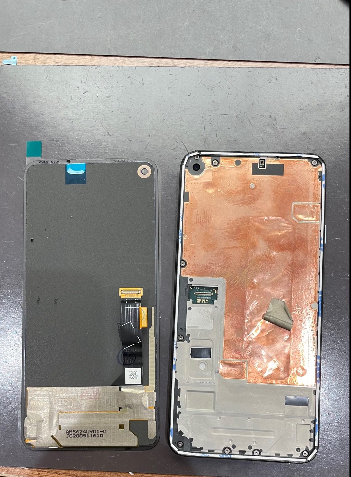 Googlepixel4a5Gガラス割れ 修理に 福智町 よりご来店頂きました。