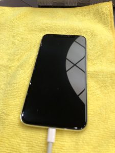 iPhoneX バッテリー交換 と ガラスコーティング をいたしました☆