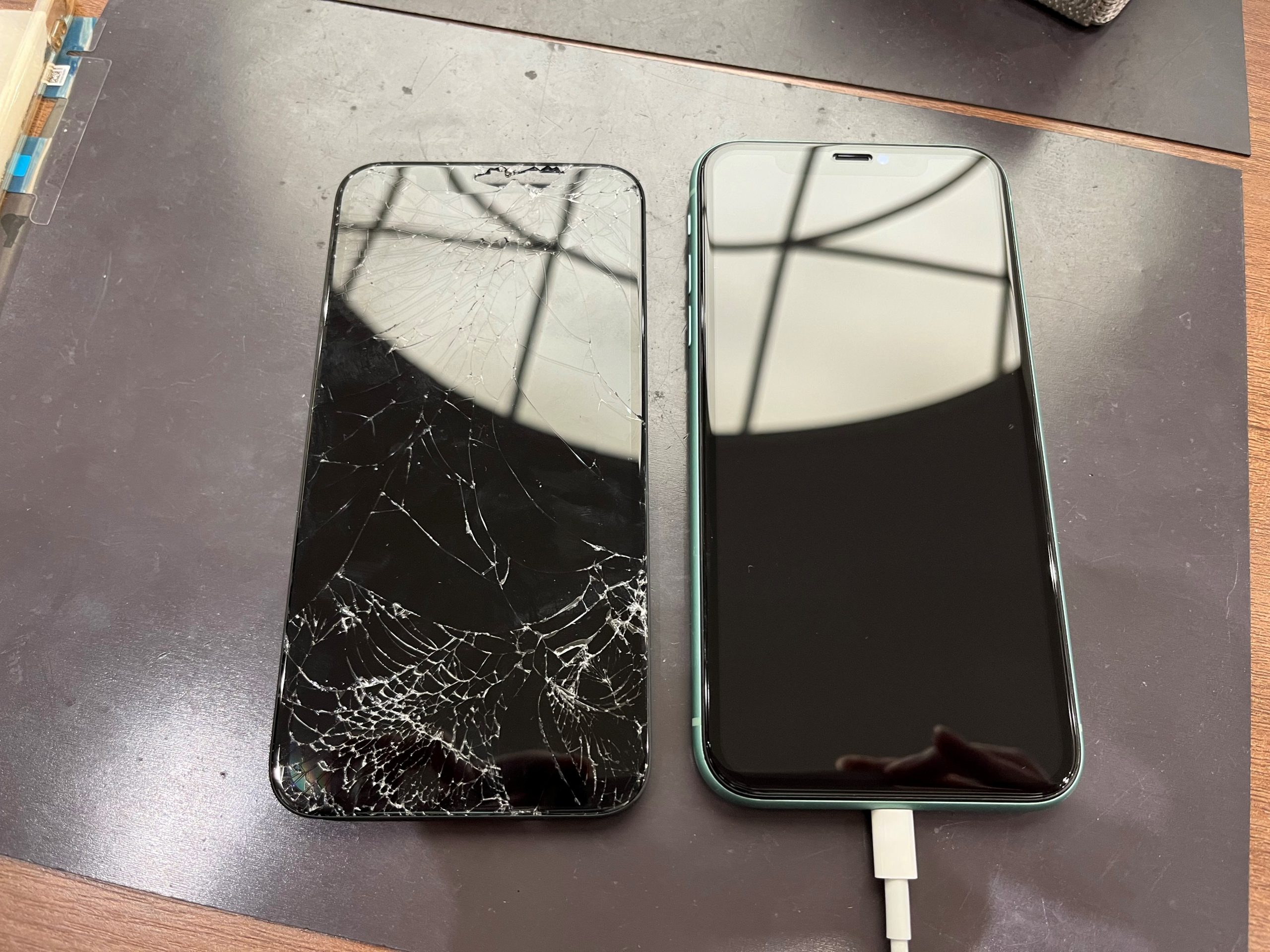 iPhone１１ の 画面交換 をいたしました(^^)/