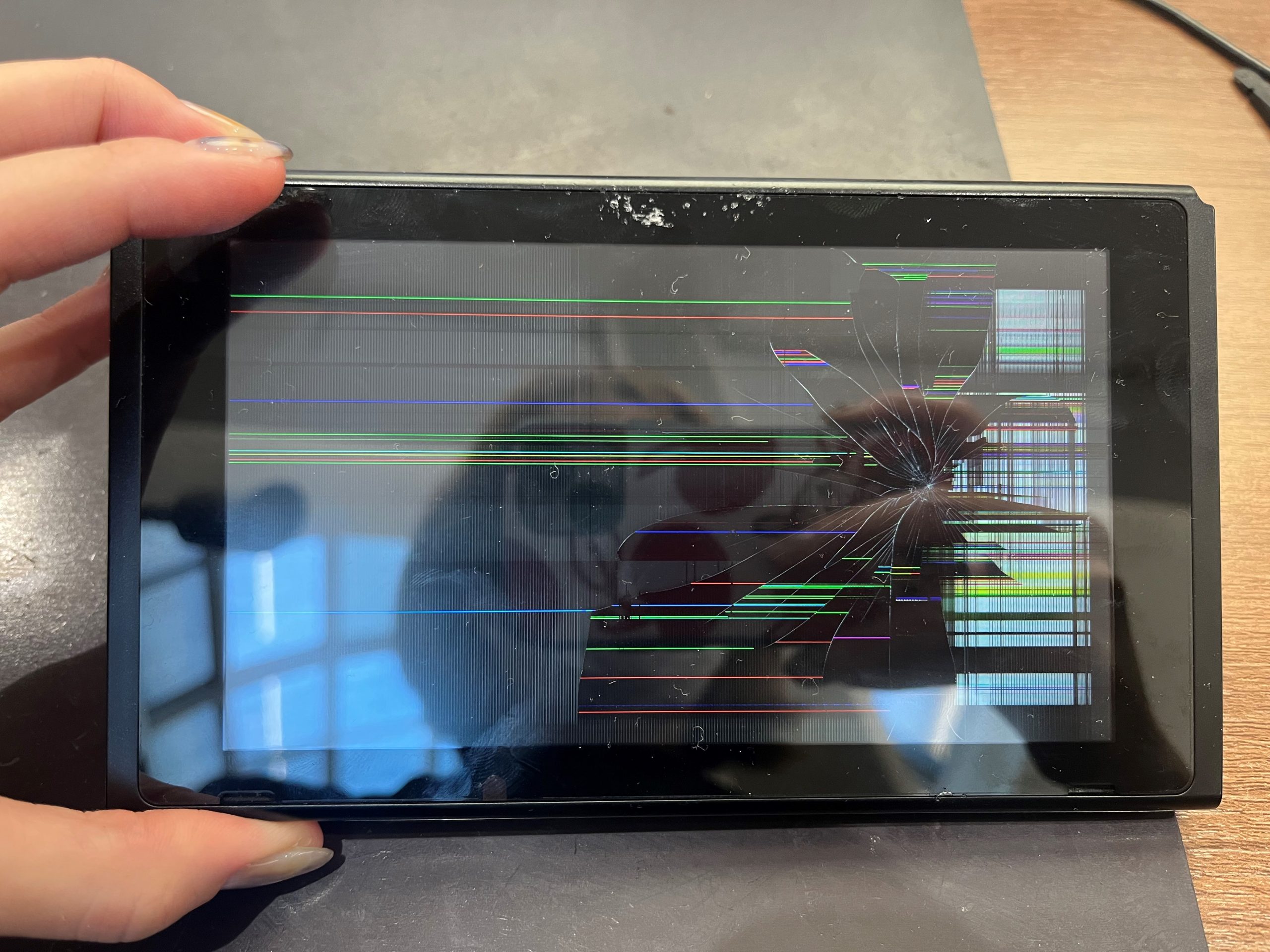 スイッチ液晶交換完了