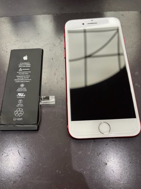 iPhone７のバッテリー交換しました！