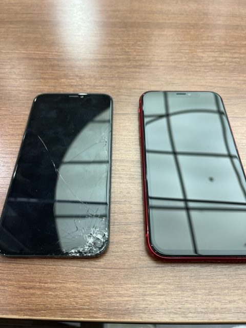 iPhoneXRの画面交換をしました！
