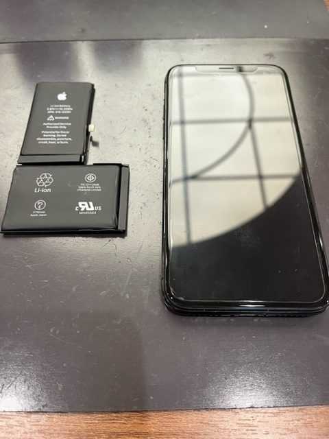 iPhoneXのバッテリー交換をしました！