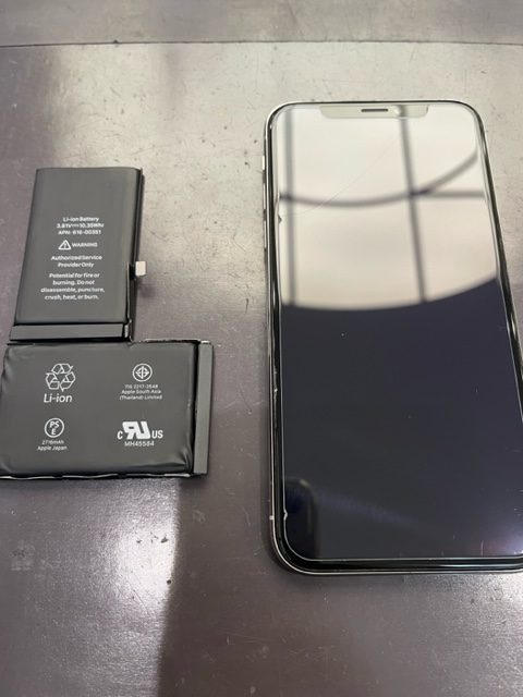 嘉麻市よりiPhoneXのバッテリー交換にお越し頂きました！