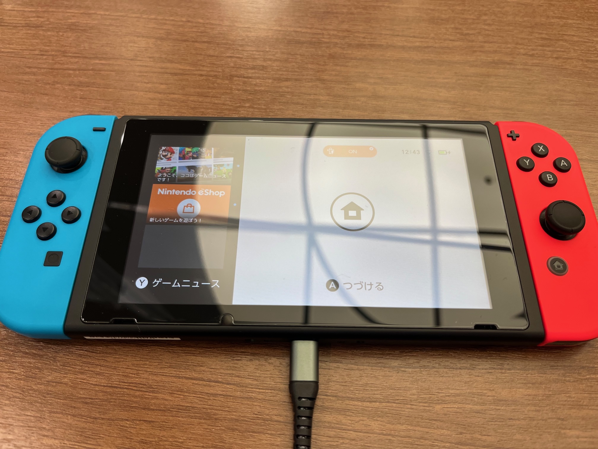 スイッチのガラスコーティング