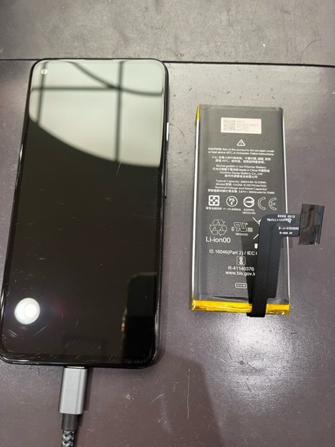 嘉麻市よりpixelのバッテリー交換にご来店いただきました！
