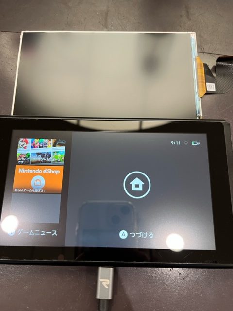 直方市よりswitchの液晶交換にご来店いただきました！