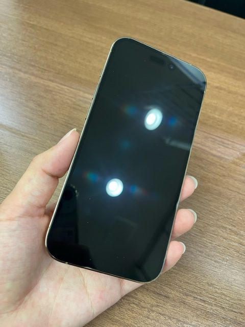 田川市 iPhone１４Pro ガラスコーティング ご来店いただきました