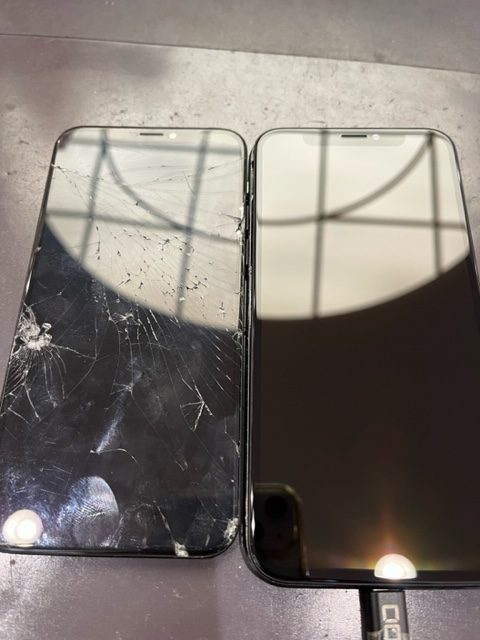 宮若市よりiPhoneXの画面交換にご来店いただきました！
