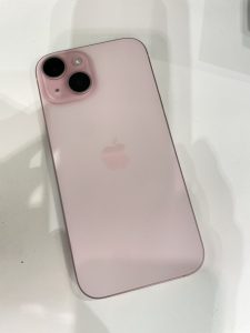 アイフォーン15ガラスコーティング に宮若市よりご来店頂きました。
