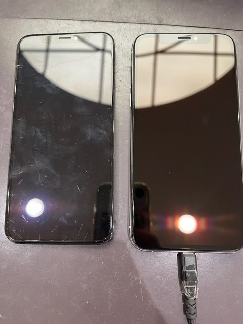遠賀郡よりiPhoneXSの画面交換にご来店いただきました！