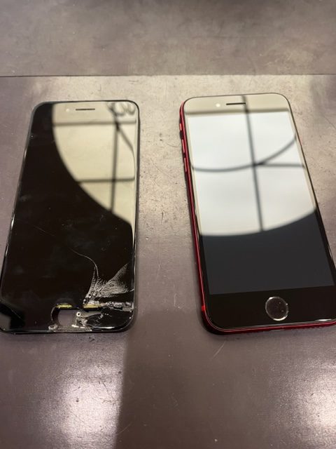 田川市よりiPhoneSE2の画面交換にご来店いただきました！