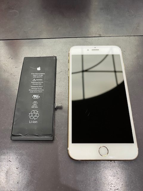 直方市よりiPhone６plusのバッテリー交換にご来店いただきました