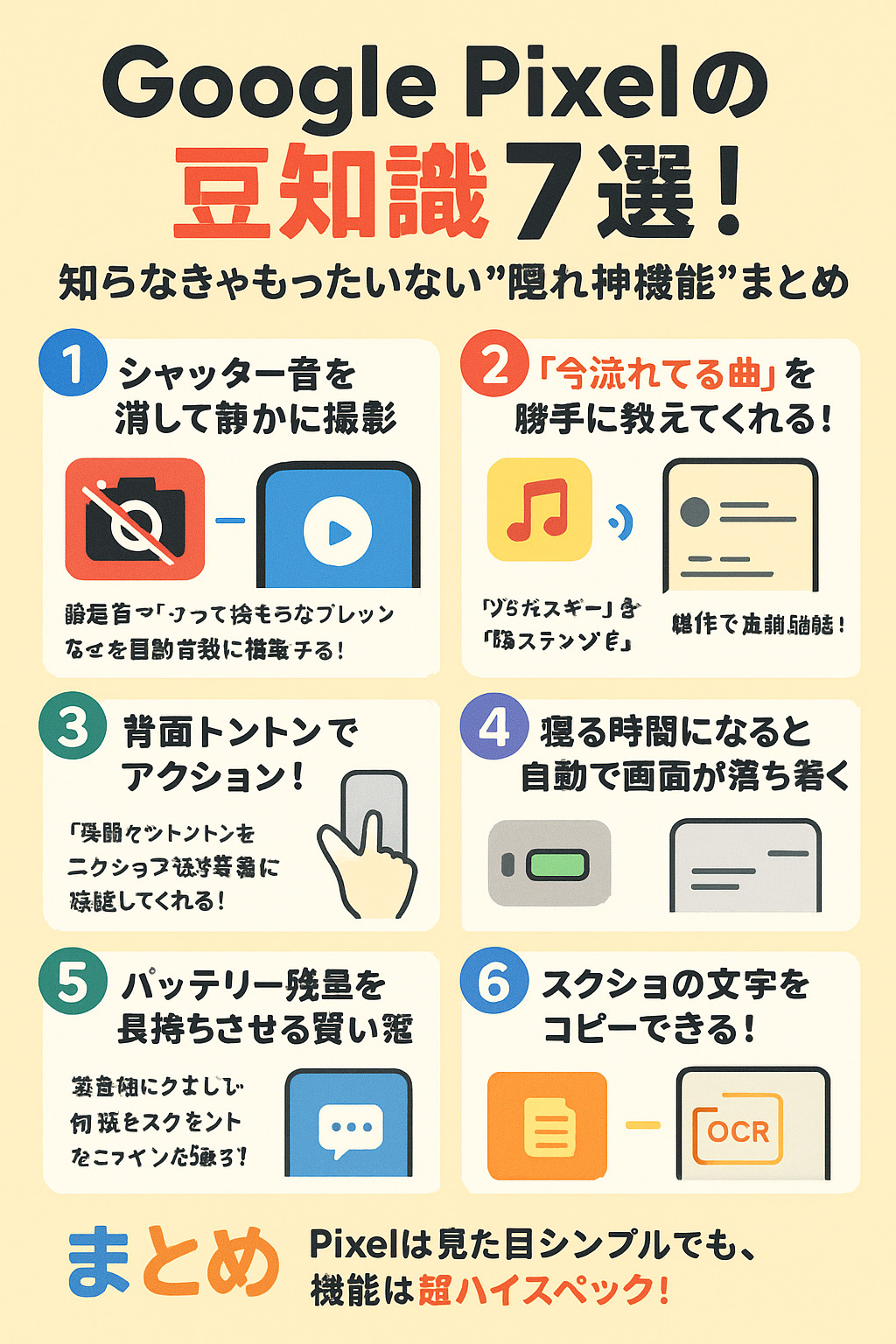 【飯塚店】知ってる?Google pixel豆知識7選!