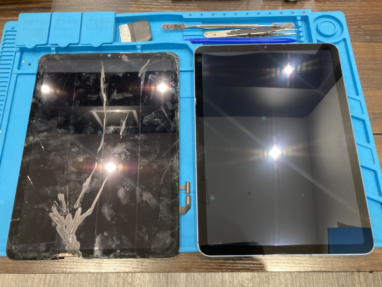 【飯塚店】iPadAir5の画面交換にお越しいただきました。