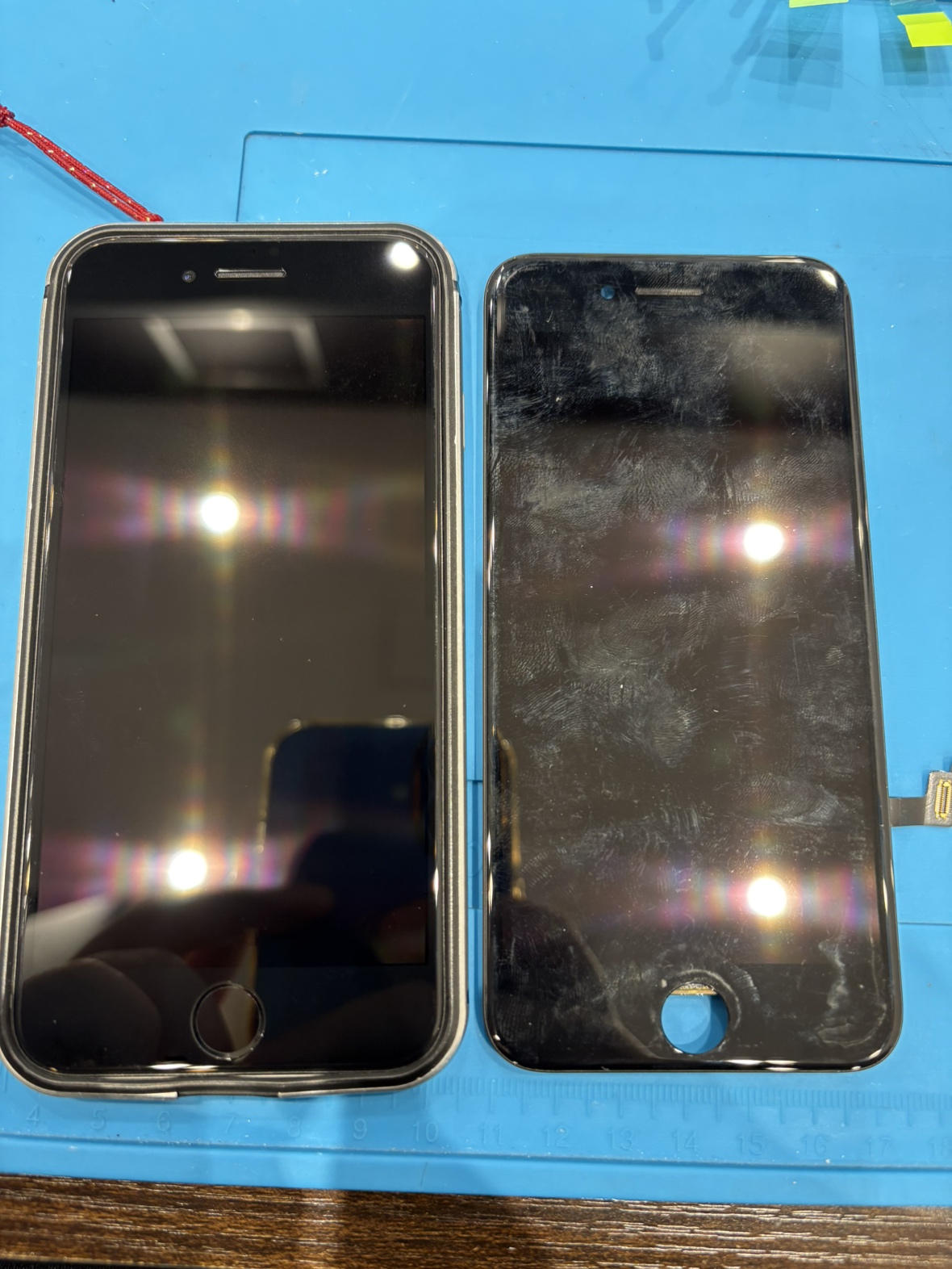 【直方店】iPhoneSE3の液晶画面交換を行いました！