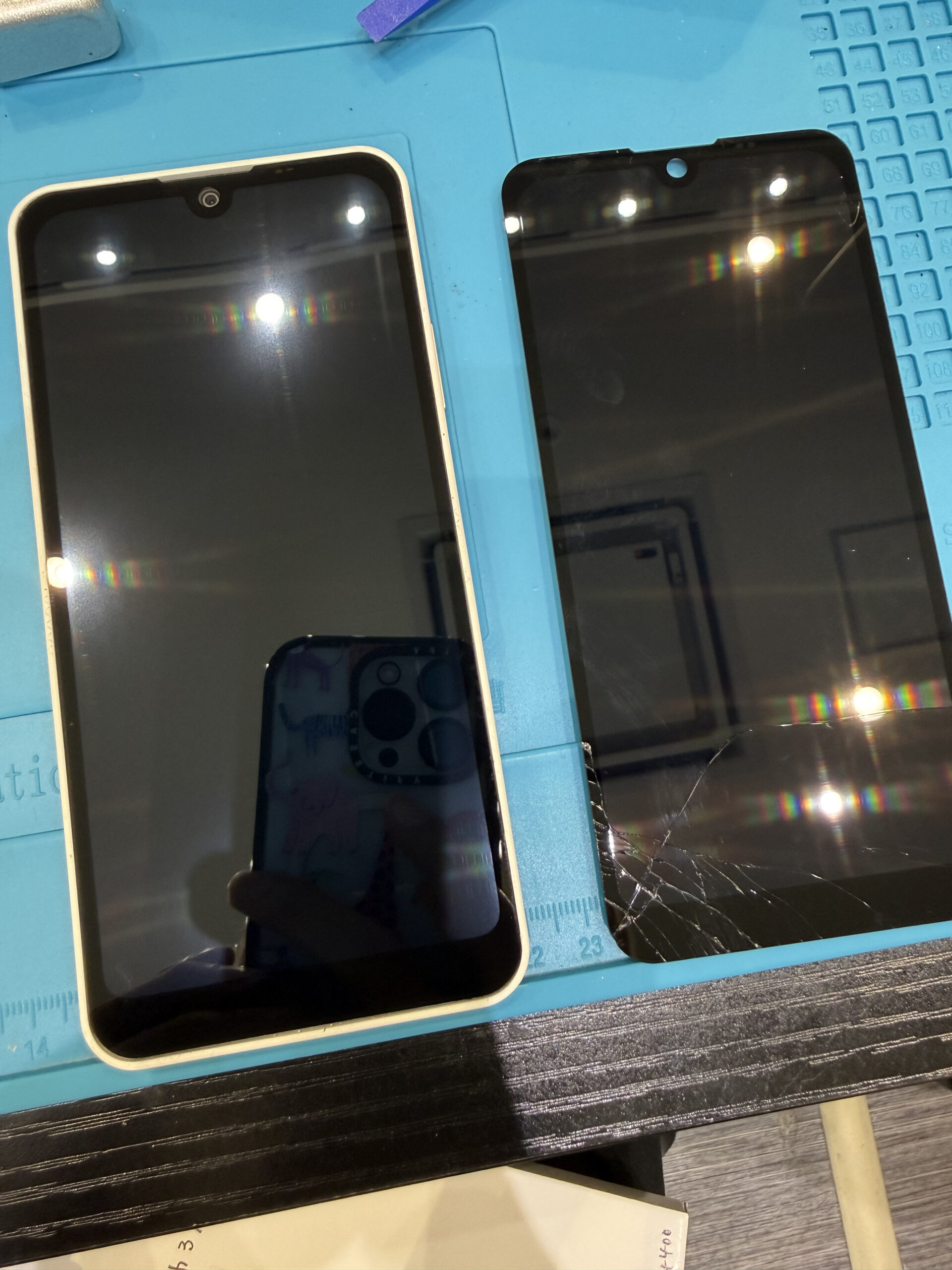 【飯塚店】AQUOS Wish3液晶画面修理　田川市よりご来店