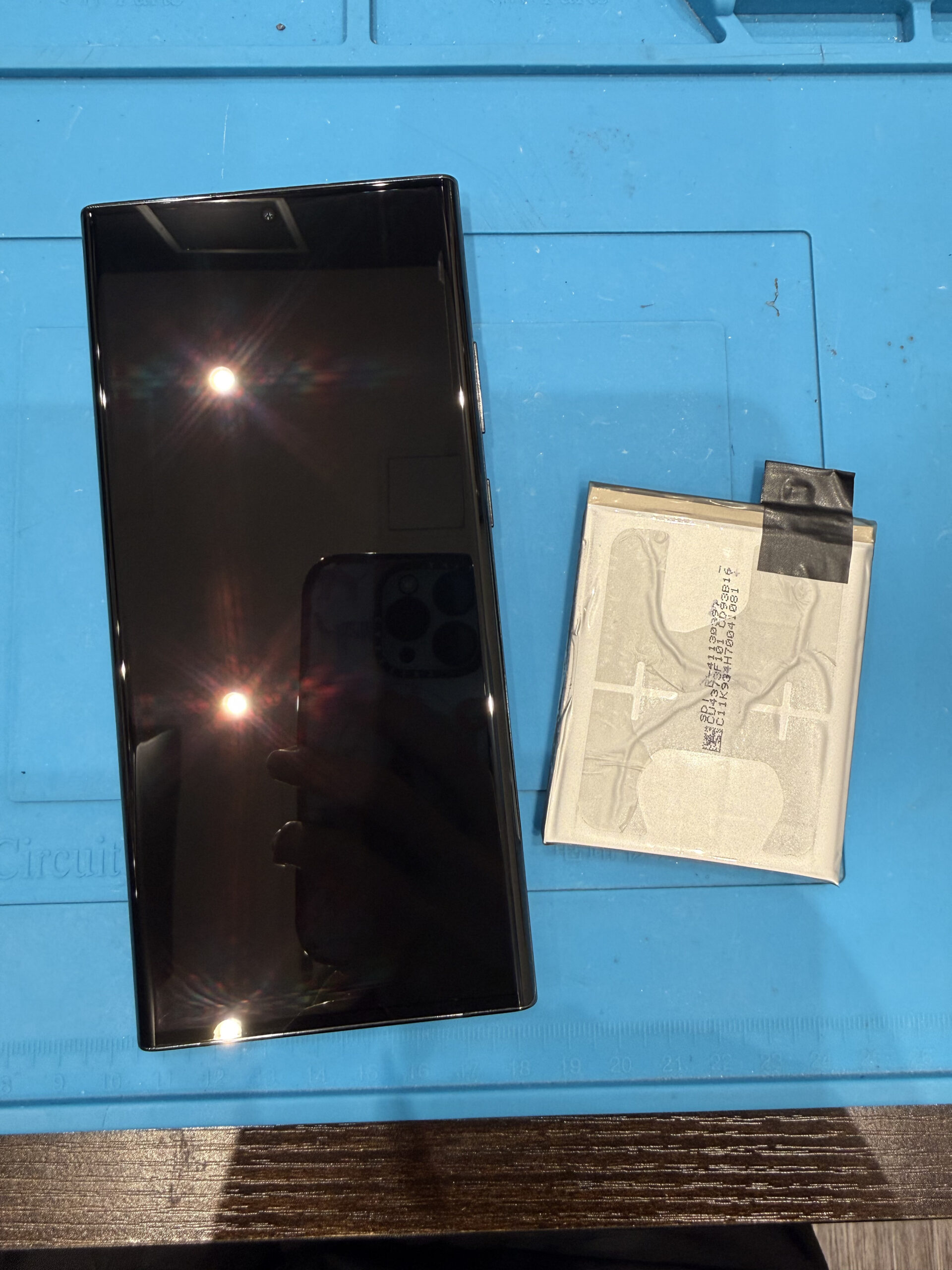 【飯塚店】Galaxy Note20Ultra バッテリー交換　嘉麻市よりご来店