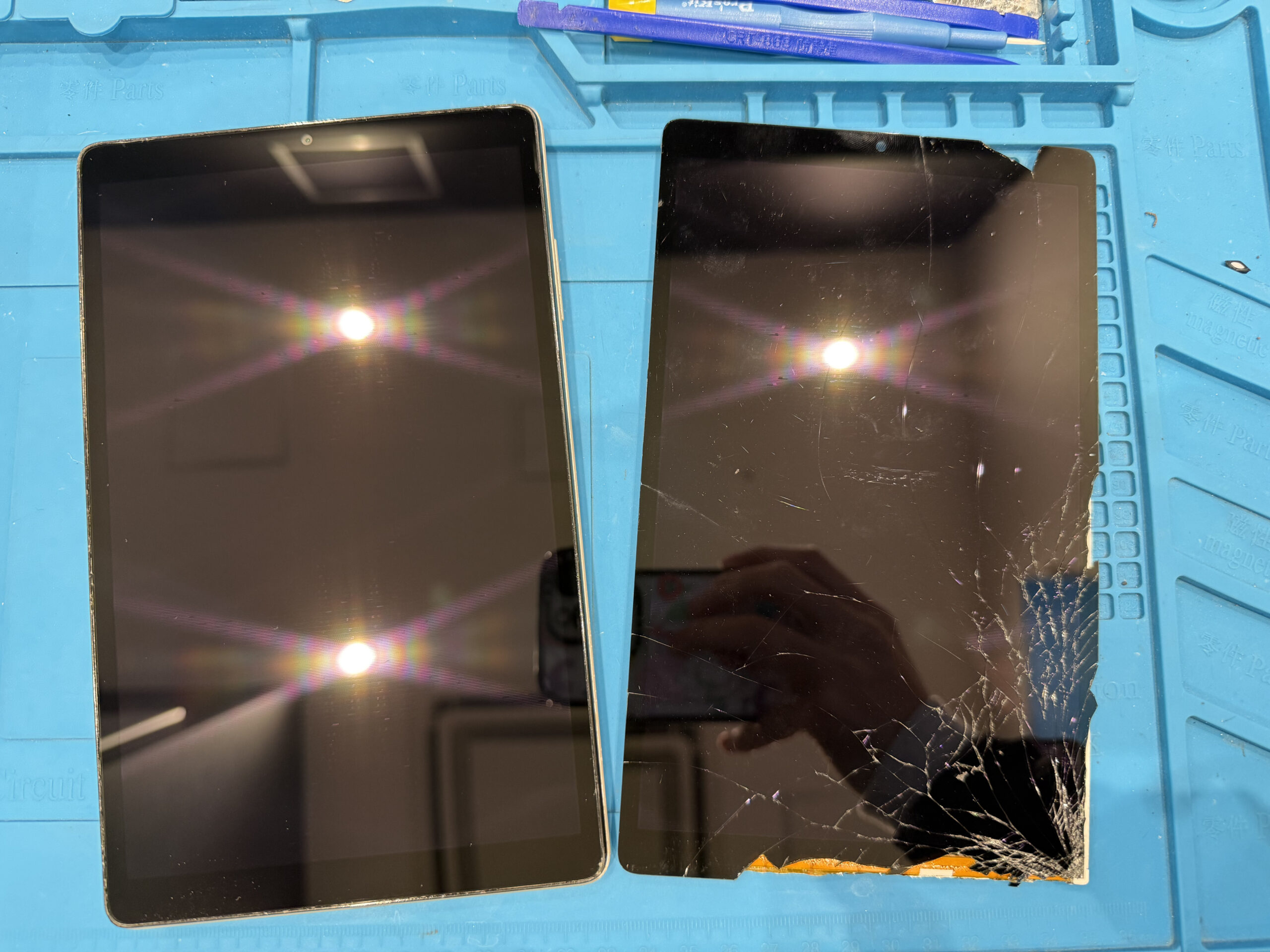 【飯塚店】d-tab Compact 液晶画面修理　田川市よりご来店