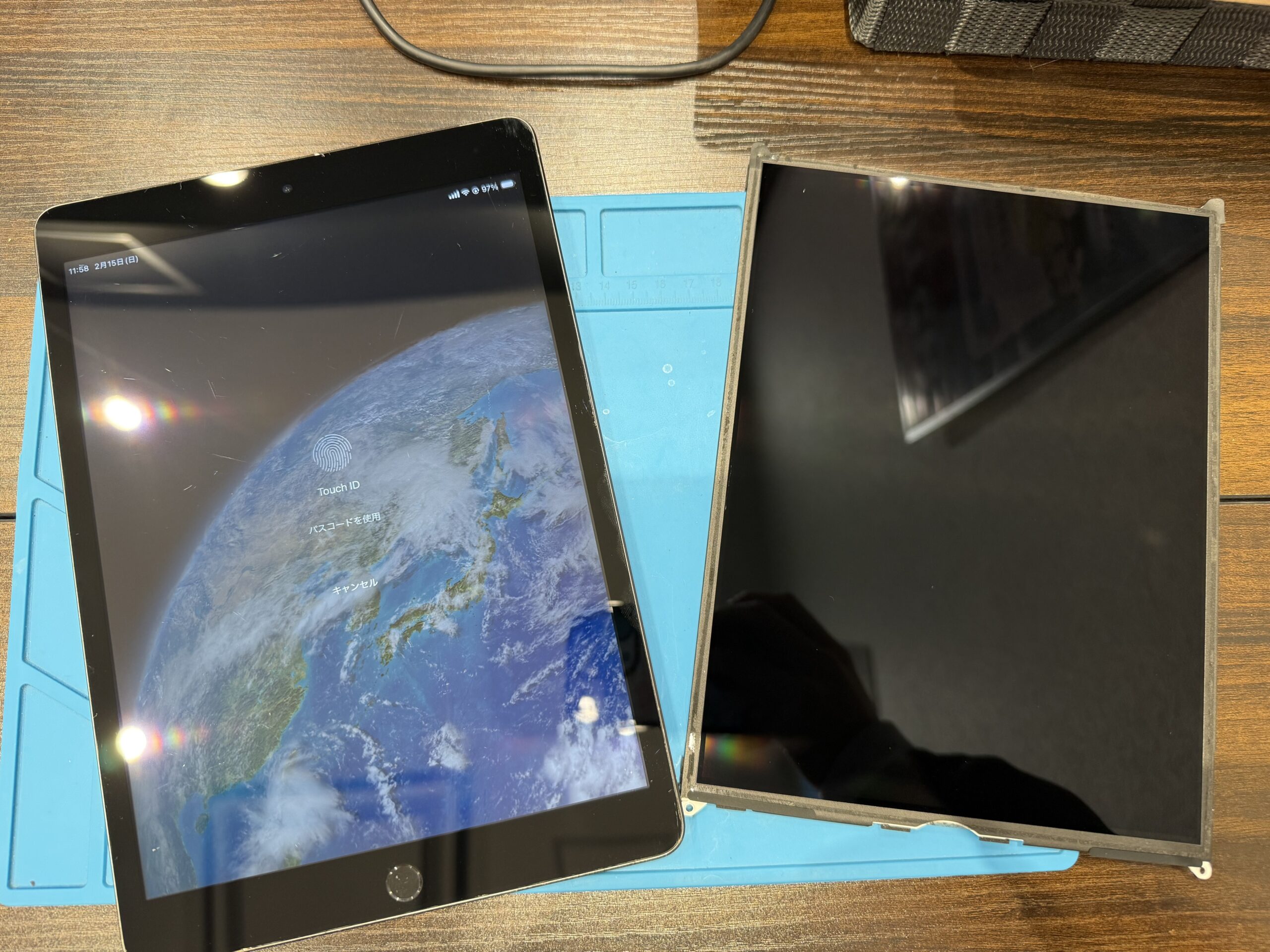 【飯塚店】iPad 第9世代 液晶交換　飯塚市よりご来店