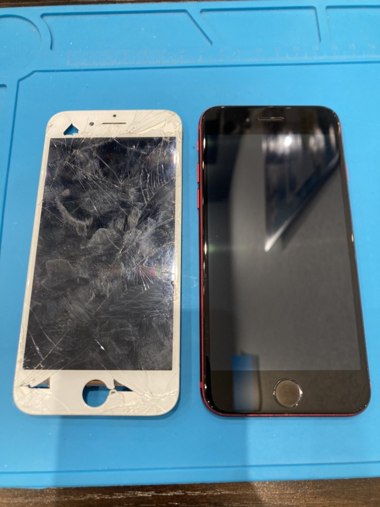 【飯塚店】iPhoneSE2の画面交換にお越しいただきました。