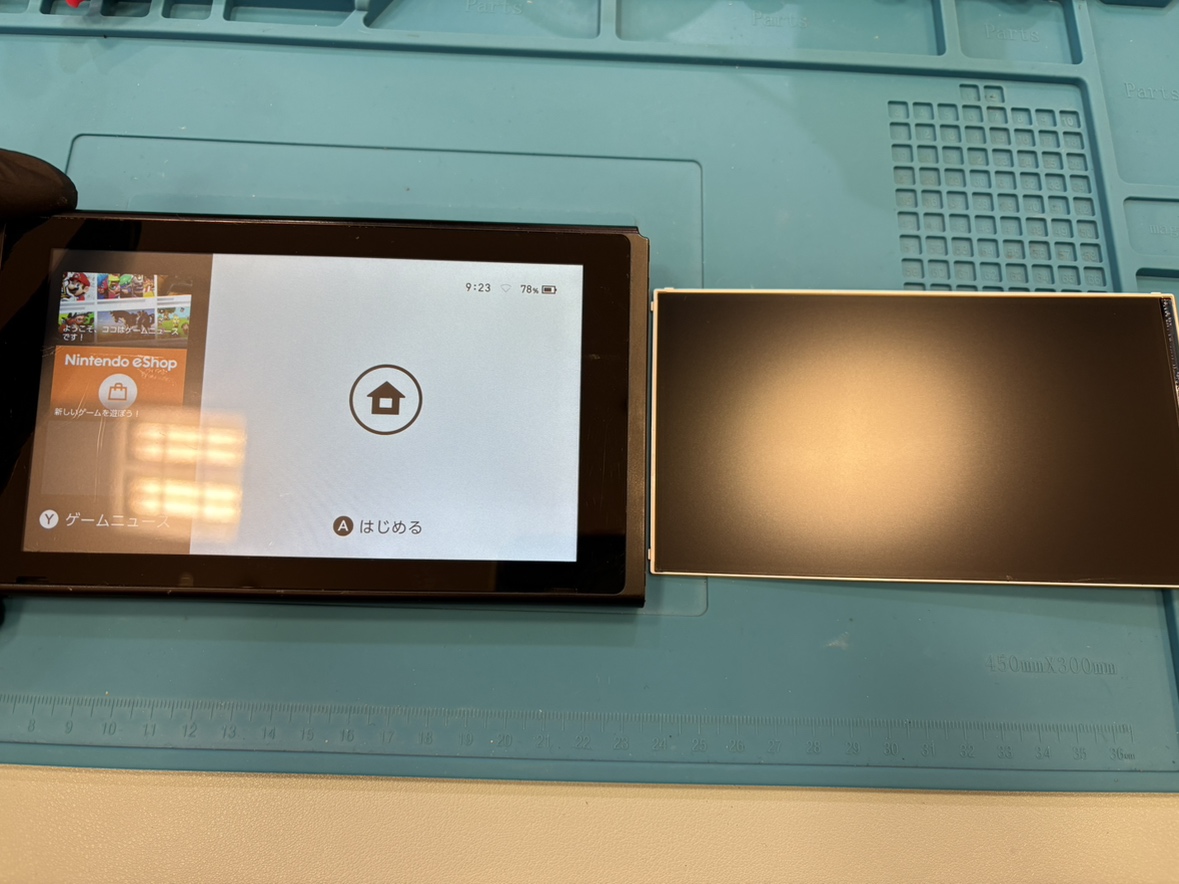 【直方店】Switchの液晶交換にお越しいただきました！