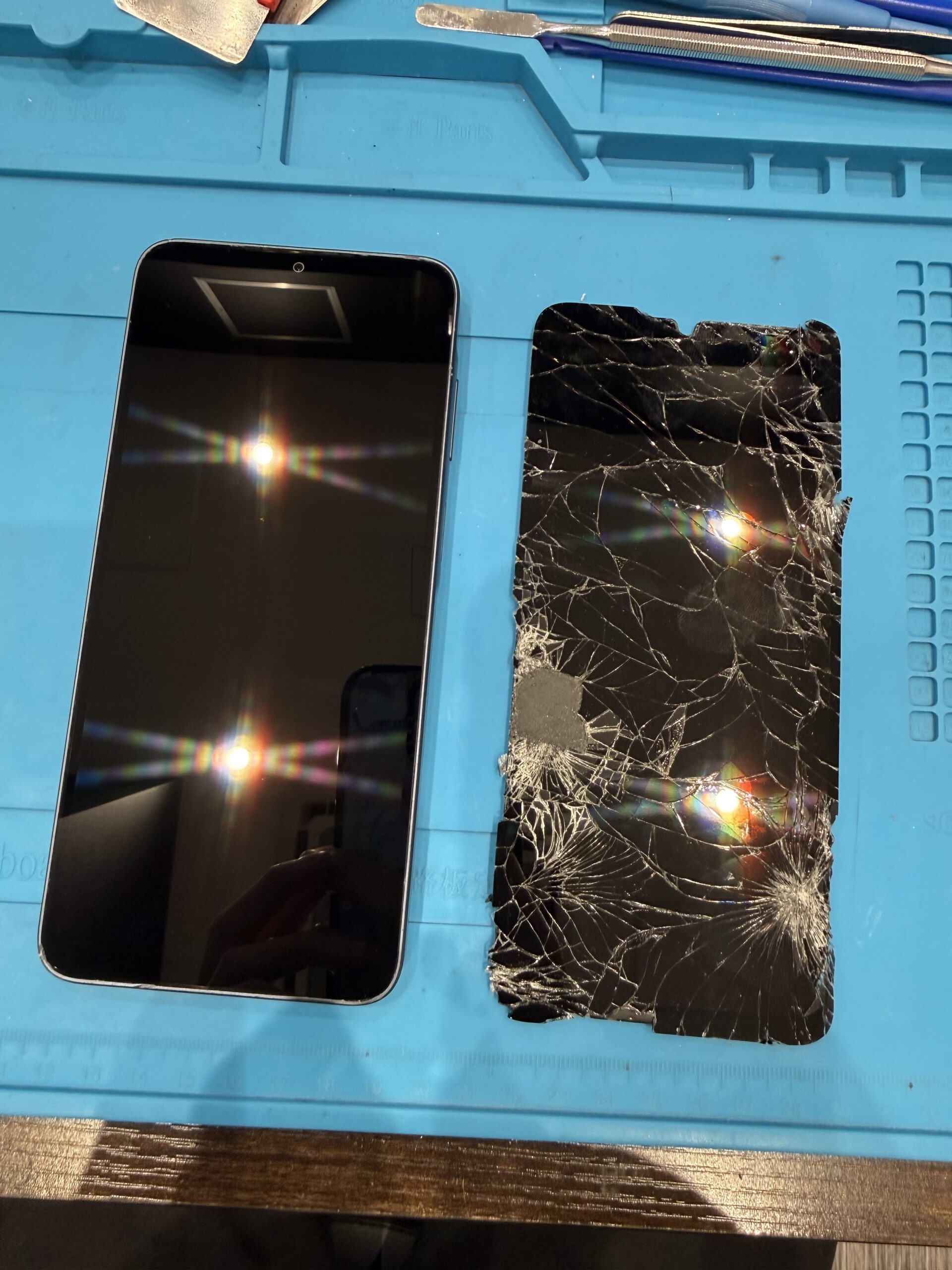 【飯塚店】Galaxy A25 液晶画面修理　飯塚市よりご来店