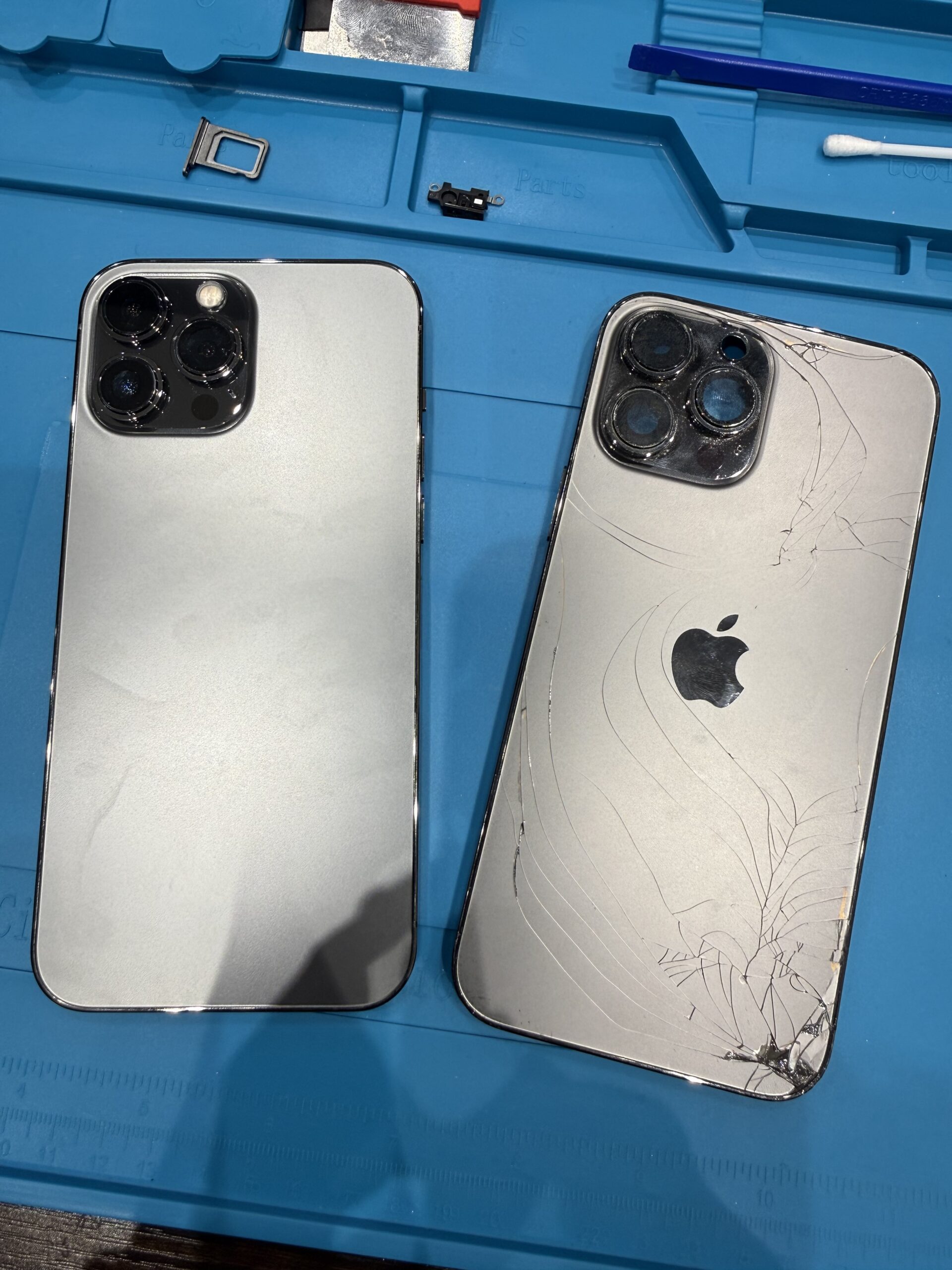 【飯塚市】iPhone 13ProMax バックパネル修理　田川市よりご来店　