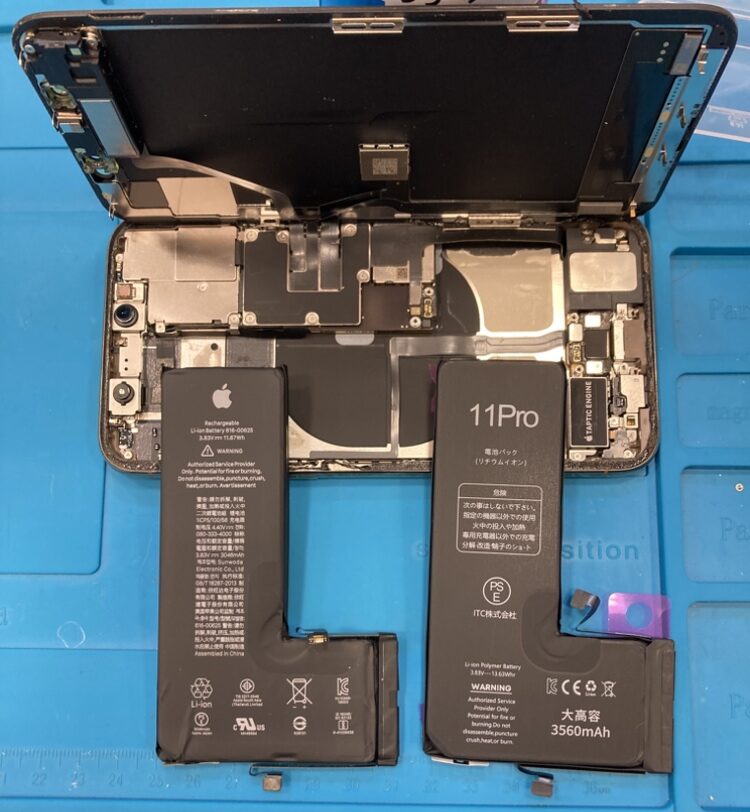 【直方店】iPhone11Pro バッテリー交換をご依頼頂きました。